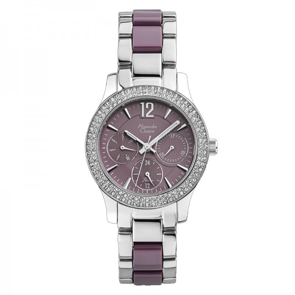 Alexandre Christie AC 2463 BFBSSLG Silver Light Purple